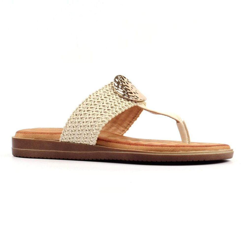 Lunar Womens/Ladies Fiona Sandals / White